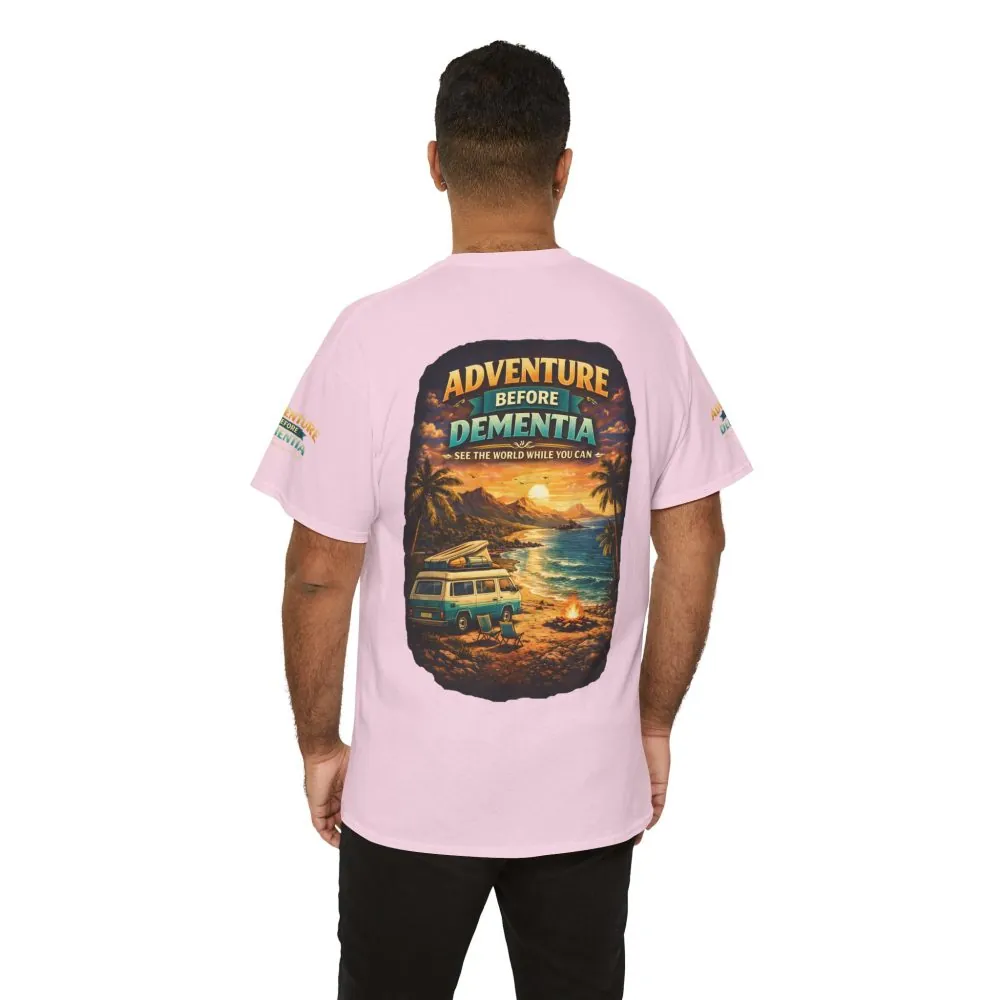 15018901838218894080_2048.jpeg Unisex Heavy Cotton Tee — "Adventure Before Dementia" Design Scenic-Line