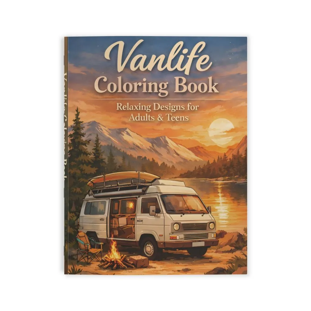 1503152140223888257_2048.jpeg Vanlife Coloring Book — Relaxing Campervan & Nature Designs for Adults & Teens