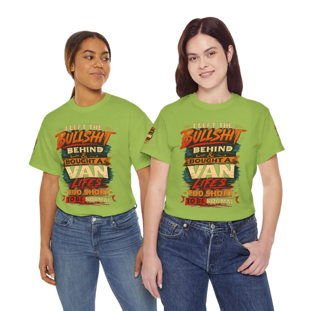 15047980618913270618_2048.jpeg Unisex Heavy Cotton Tee — "I Left The Bullshit" Design F**K-Line