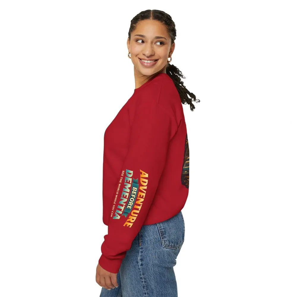 15055781813049562028_2048.jpeg Unisex Heavy Blend™ Crewneck Sweatshirt — "Adventure Before Dementia" Design Scenic-Line