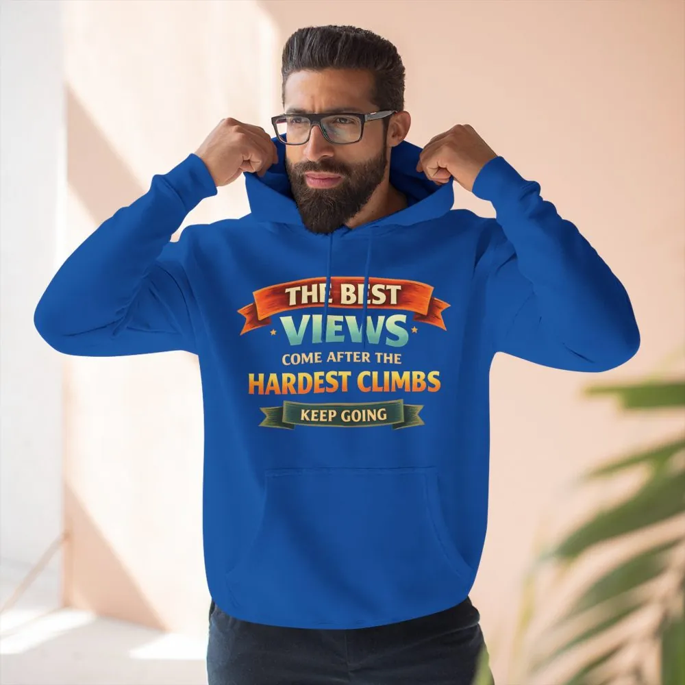 15162380924410583320_2048.jpeg Three-Panel Fleece Hoodie - "The Best Views" Design Scenic-Line