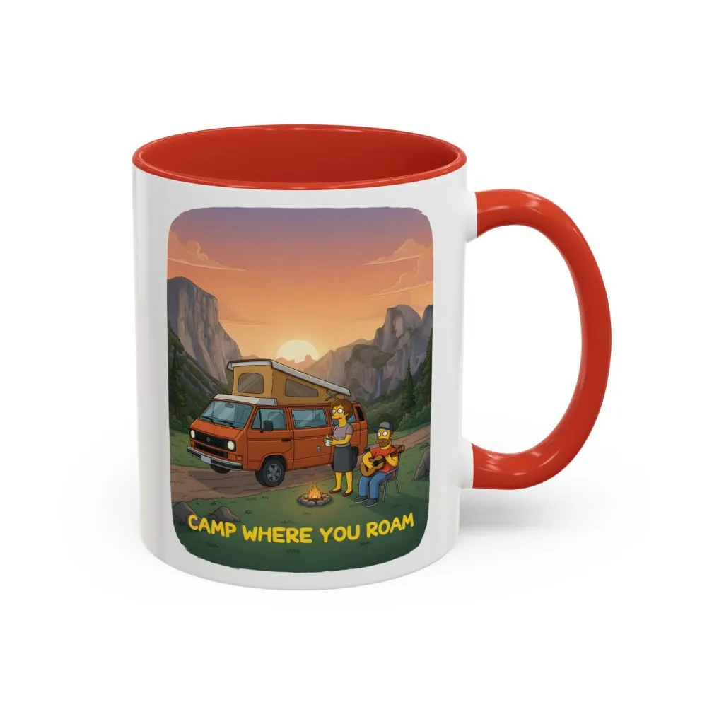 15210673511951832189_2048.jpeg Accent Coffee Mug (11, 15oz) — "Camp Where You Roam" Design Sitcom-Line