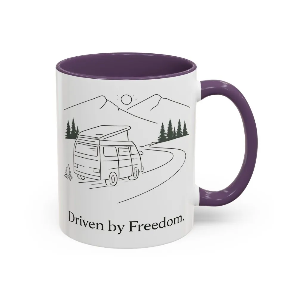 15219702817975540379_2048.jpeg Accent Coffee Mug (11, 15oz) — "Driven By Freedom" Design Minimal-Line