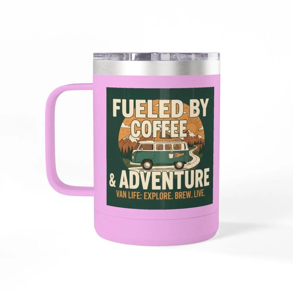 1522107496832989817_2048.jpeg Coffee Mug Tumbler, 15oz — "Fueled by Coffee & Adventure"