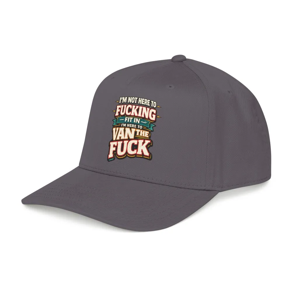 15239898575662683369_2048.jpeg Baseball Cap - "I´m Not Here To Fucking Fit In" Design F**K-Line