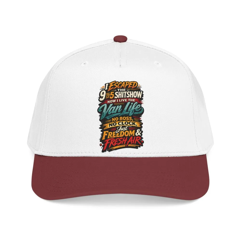 15255803395750802891_2048.jpeg Baseball Cap - "I Escaped The 9 To 5" Design F**K-Line