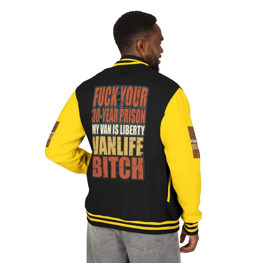 15257309332706854891_2048.jpeg Unisex Heavyweight Letterman Jacket — "Fuck Your 30 Year" Design F**K-Line