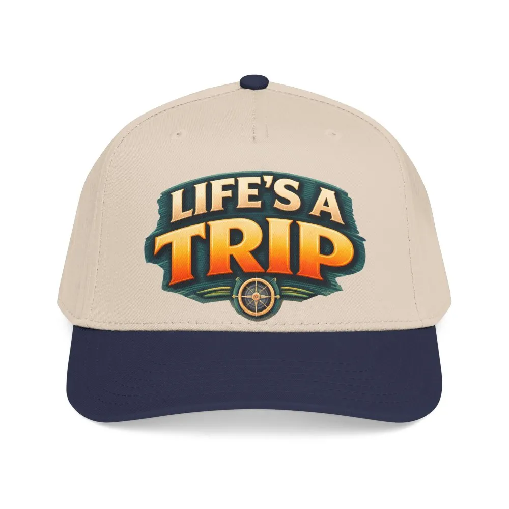 15262454364956697569_2048.jpeg Baseball Cap - "Lifes A Trip" Design Scenic-Line