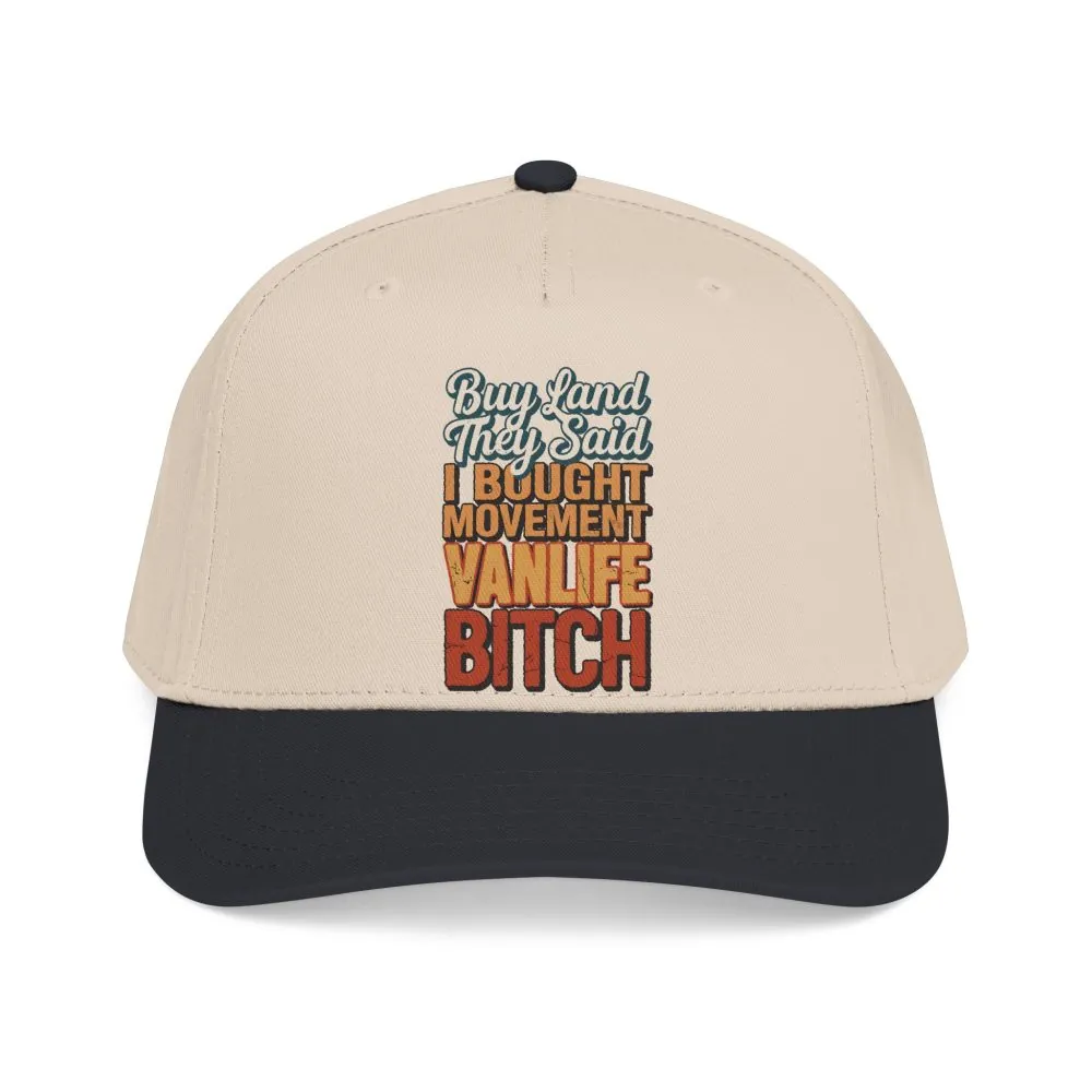 Baseball Cap - "Buy Land They Said" Design F**K-Line