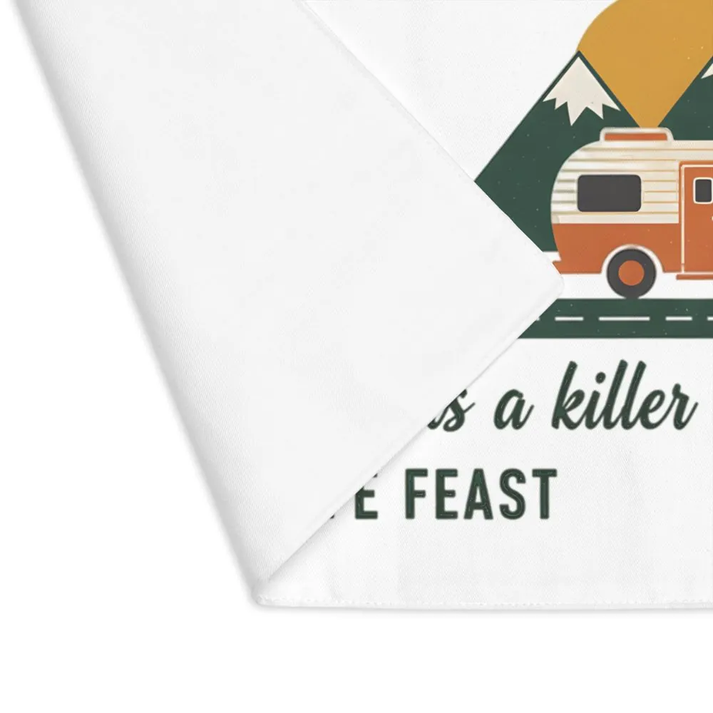 15282916992665619900_2048.jpeg Vanlife Placemat — "On The Road Again" Vanlife Kitchen Placemat