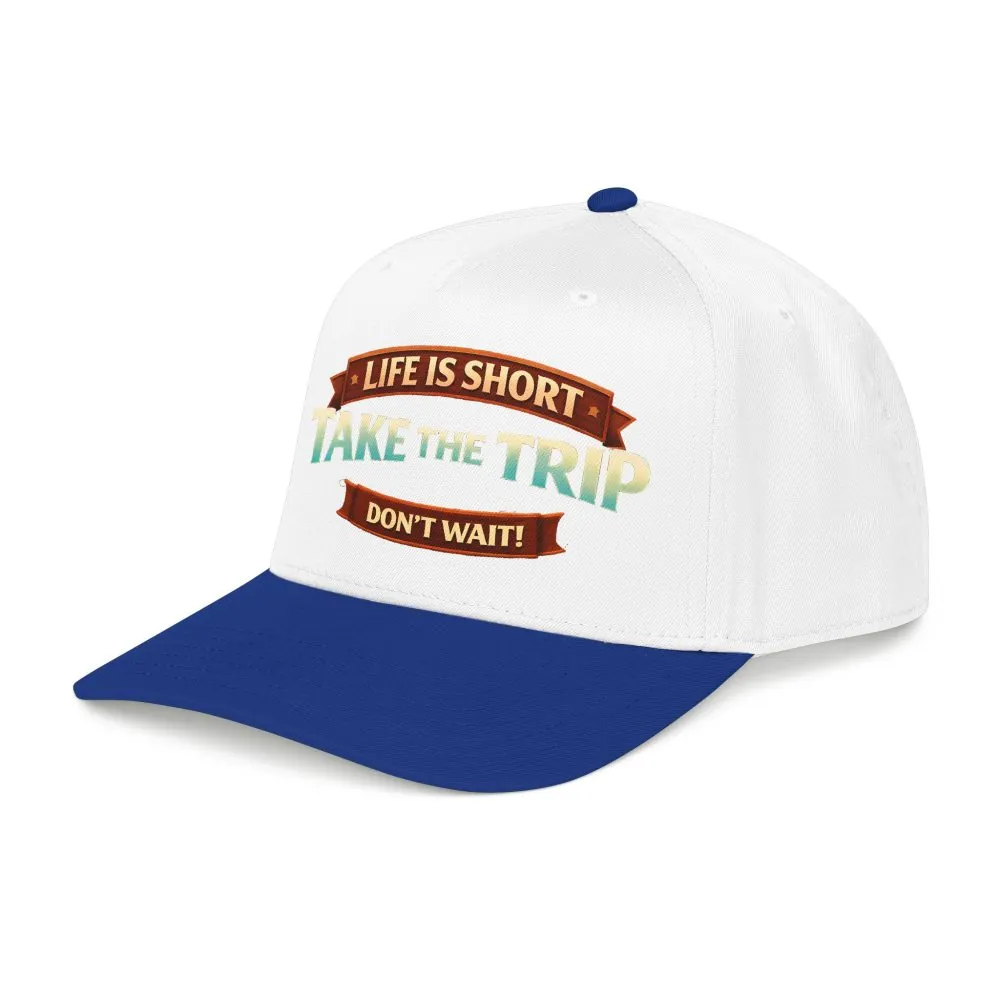 15310475393290501447_2048.jpeg Baseball Cap - "Live Is Short Take The Trip" Design Scenic-Line
