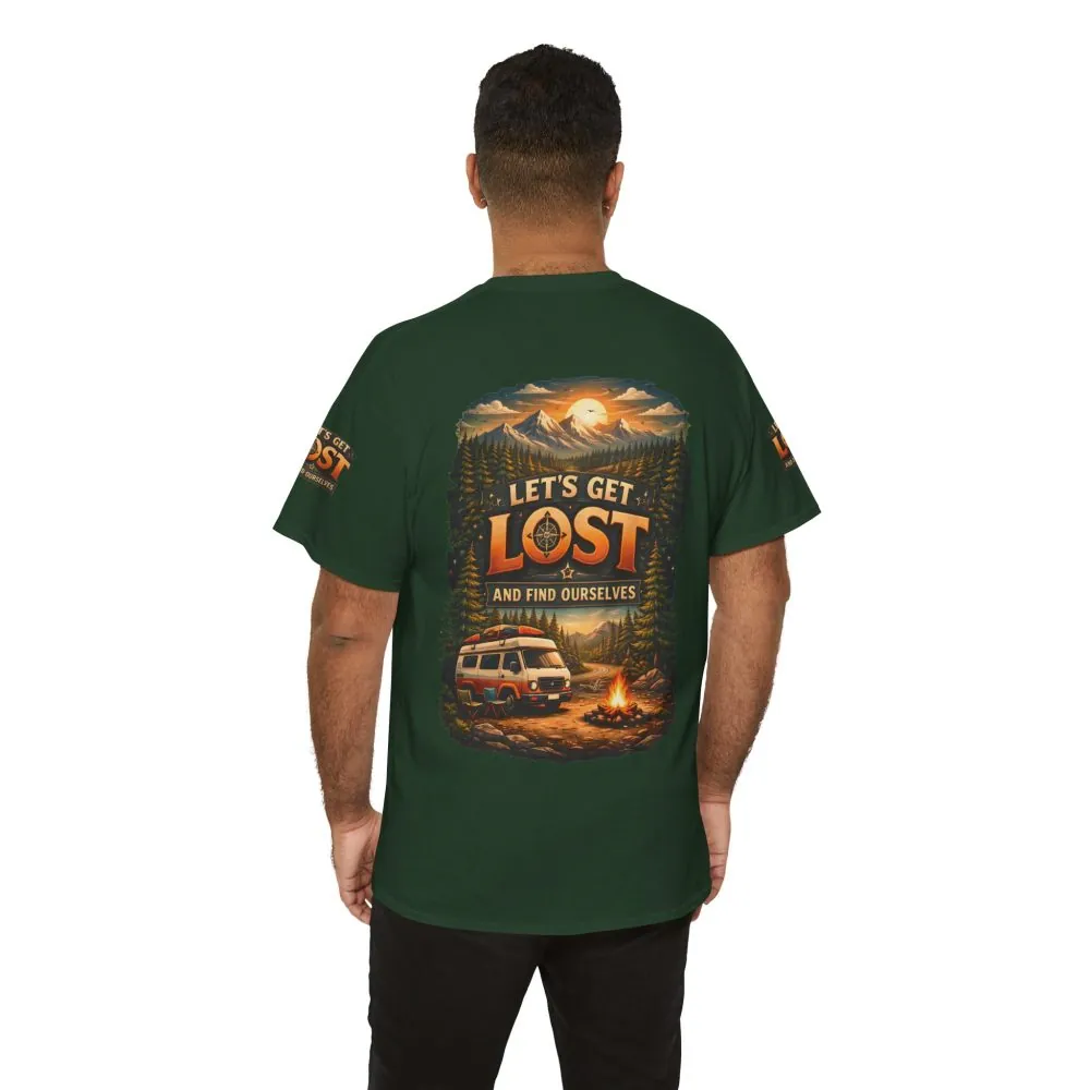 15317780004003960555_2048.jpeg Unisex Heavy Cotton Tee — "Let´s Get Lost And Found Ourselfs" Design Scenic-Line