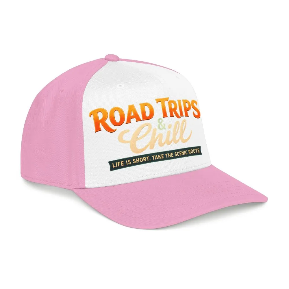 15368067639773329324_2048.jpeg Baseball Cap - "Road Trips And Chill" Design Scenic-Line