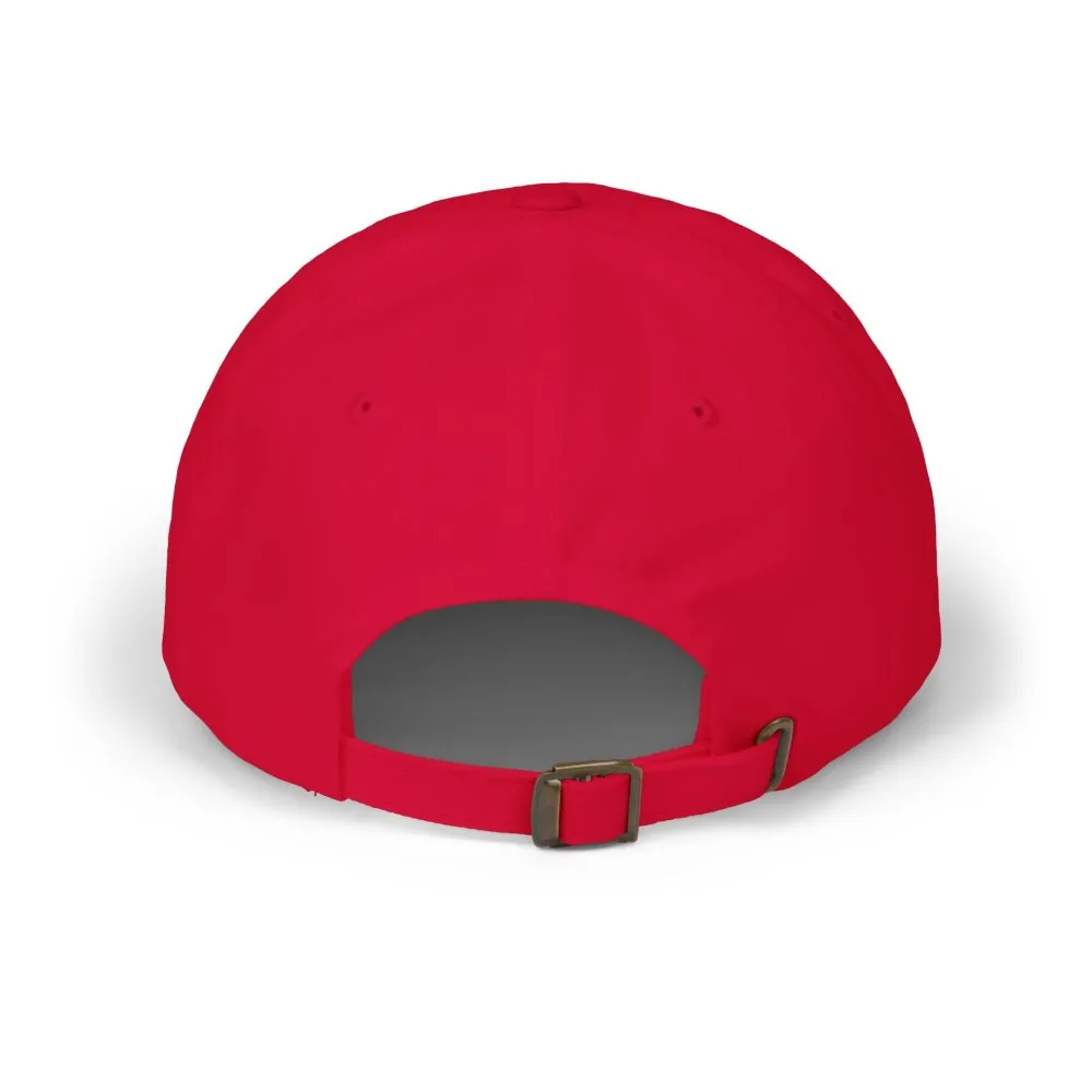 Dad Cap - "ROAD WHERE MADE FOR JOURNEYS-NOT DESTINATIONS" Vintage National Park Stamp Hat