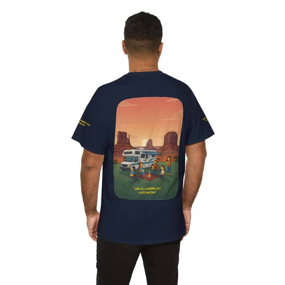 15420707186360548317_2048.jpeg Unisex Heavy Cotton Tee — "Life Is A Journey-Not A Destination" Design Sitcom-Line