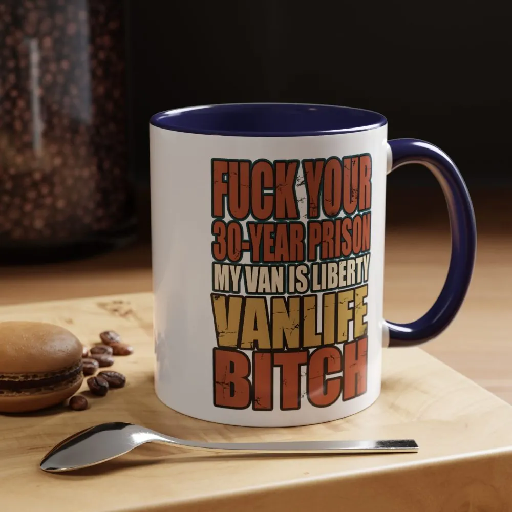 15431220489759018573_2048.jpeg Accent Coffee Mug (11, 15oz) — "Fuck Your 30 Year" Design F**K-Line