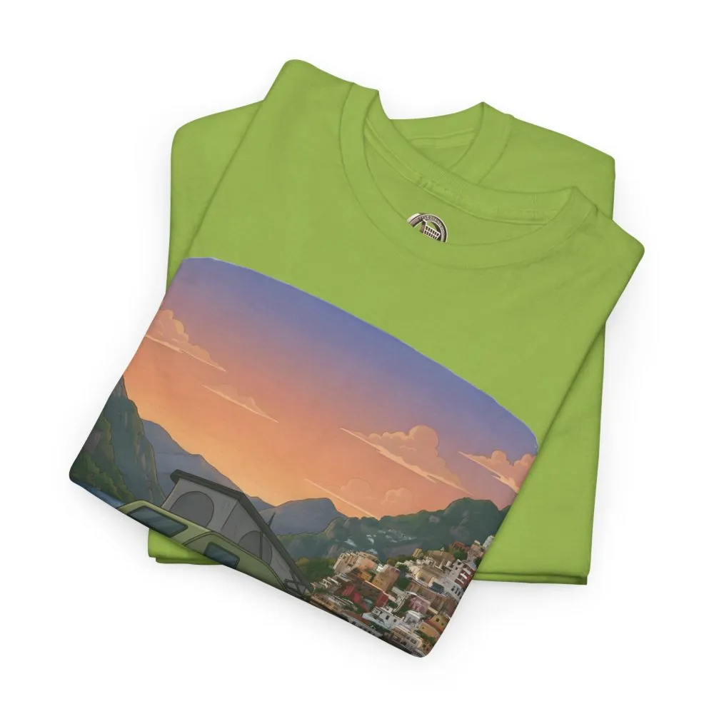 15435678089809971746_2048.jpeg Unisex Heavy Cotton Tee — "Mountain Air And Alpine Adventure" Design Sitcom-Line