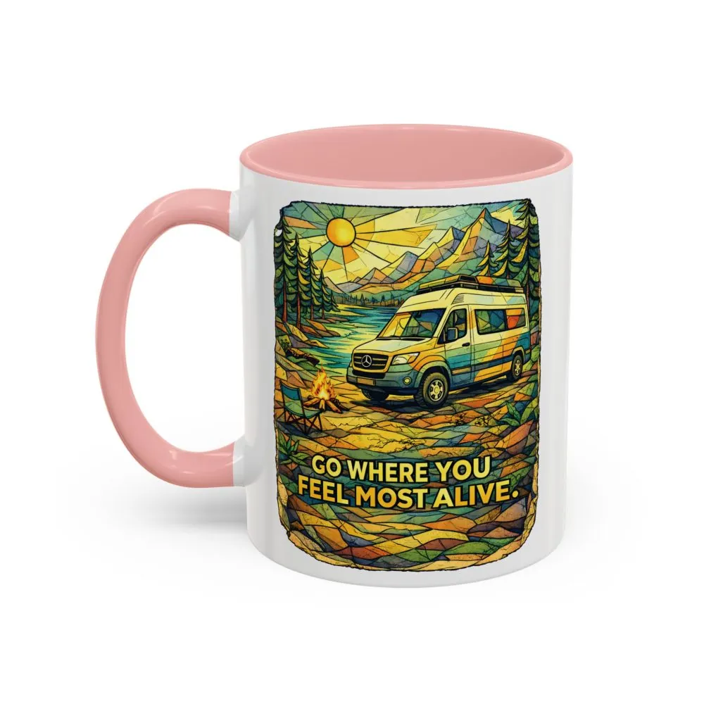 15492065926085301628_2048.jpeg Accent Coffee Mug (11, 15oz) — "Go Where You Feel Most Alive" Design Cubic-Line