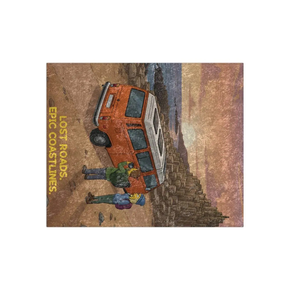 15500821966424966550_2048.jpeg Crushed Velvet Blanket —"Lost Roads Epic Coastlines" Design Sitcom-Line (Campervan)
