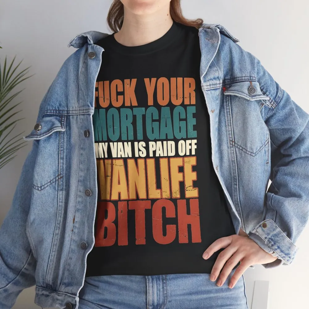 15511108691683517465_2048.jpeg Unisex Heavy Cotton Tee — "Fuck Your Mortgage" Design F**K-Line