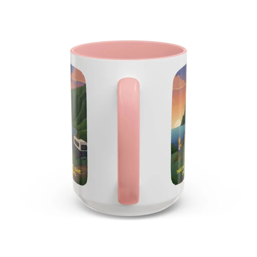 15571500168664048043_2048.jpeg Accent Coffee Mug (11, 15oz) — "Take Only Memories-Leave Only Footprints" Design Sitcom-Line