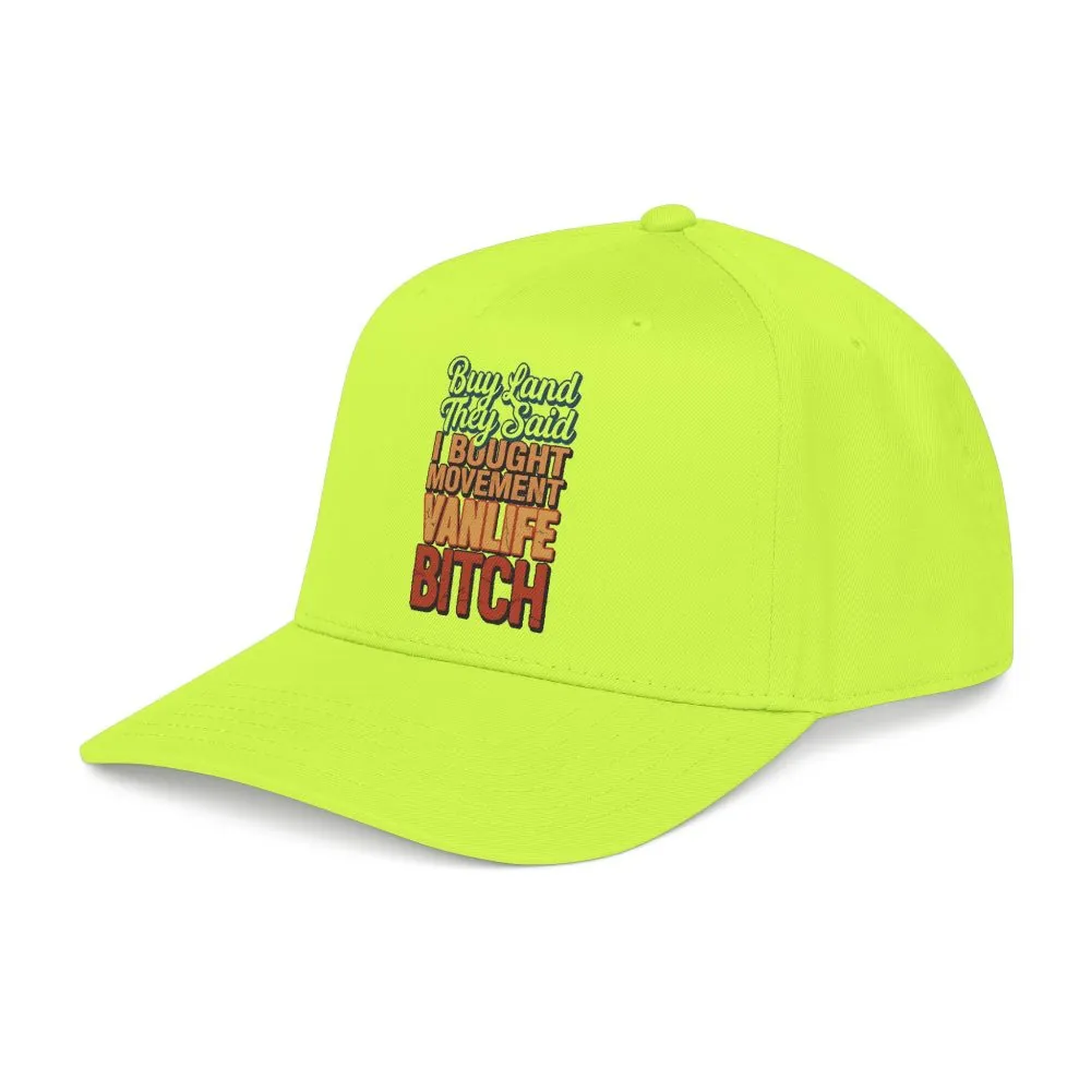 Baseball Cap - "Buy Land They Said" Design F**K-Line