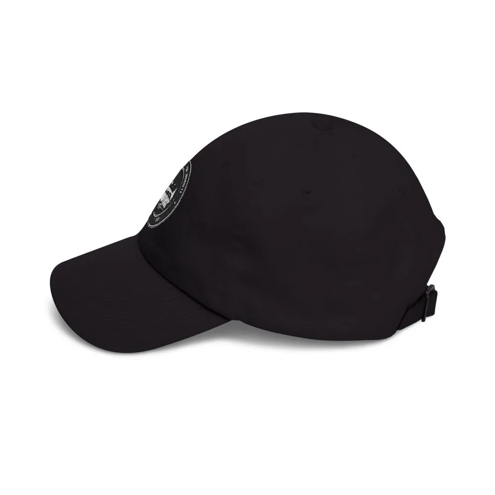 Dad Cap - "ROAD WHERE MADE FOR JOURNEYS-NOT DESTINATIONS" Vintage National Park Stamp Hat