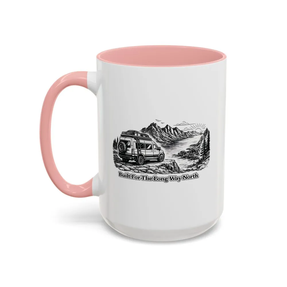 1561938077403450027_2048.jpeg Accent Coffee Mug (11, 15oz) — "Built For The Long Way North" Design Minimal-Line