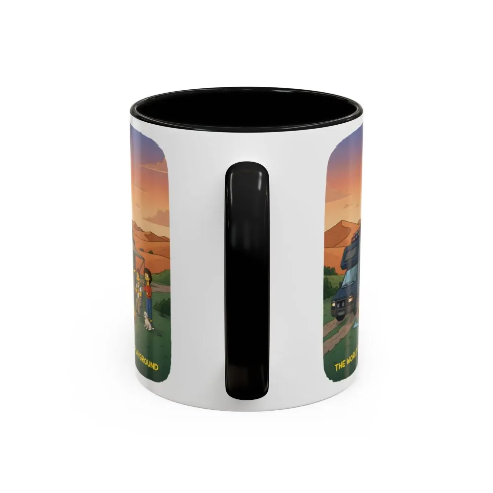 15623502092760754004_2048.jpeg Accent Coffee Mug (11, 15oz) — "The World Is Your playground" Design Sitcom-Line
