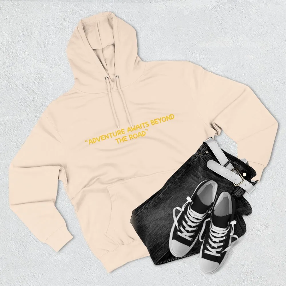 15630095293392027436_2048.jpeg Three-Panel Fleece Hoodie - "Adventure Awaits Beyond The Road" Design Sitcom-Line