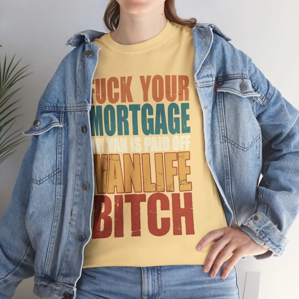 15634895734598491919_2048.jpeg Unisex Heavy Cotton Tee — "Fuck Your Mortgage" Design F**K-Line