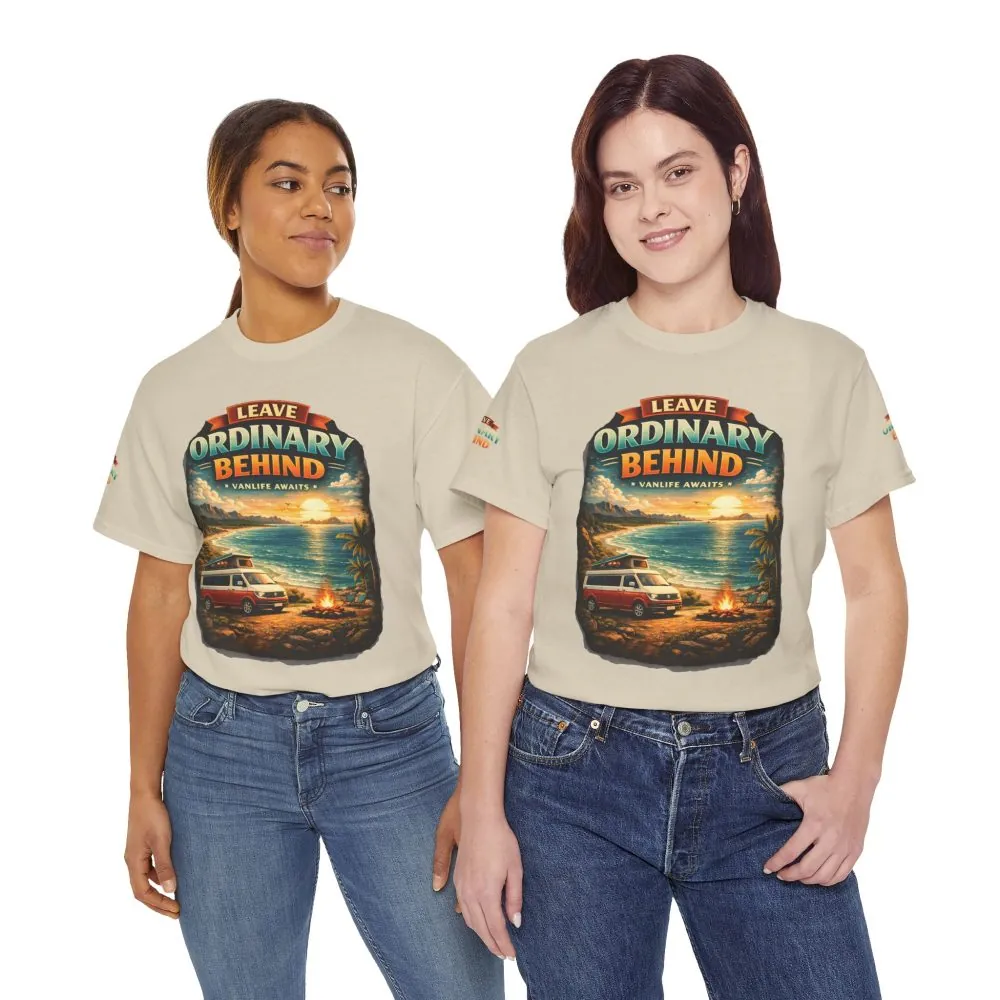1564904055471111492_2048.jpeg Unisex Heavy Cotton Tee — "Leave Ordinary Behind" Design Scenic-Line