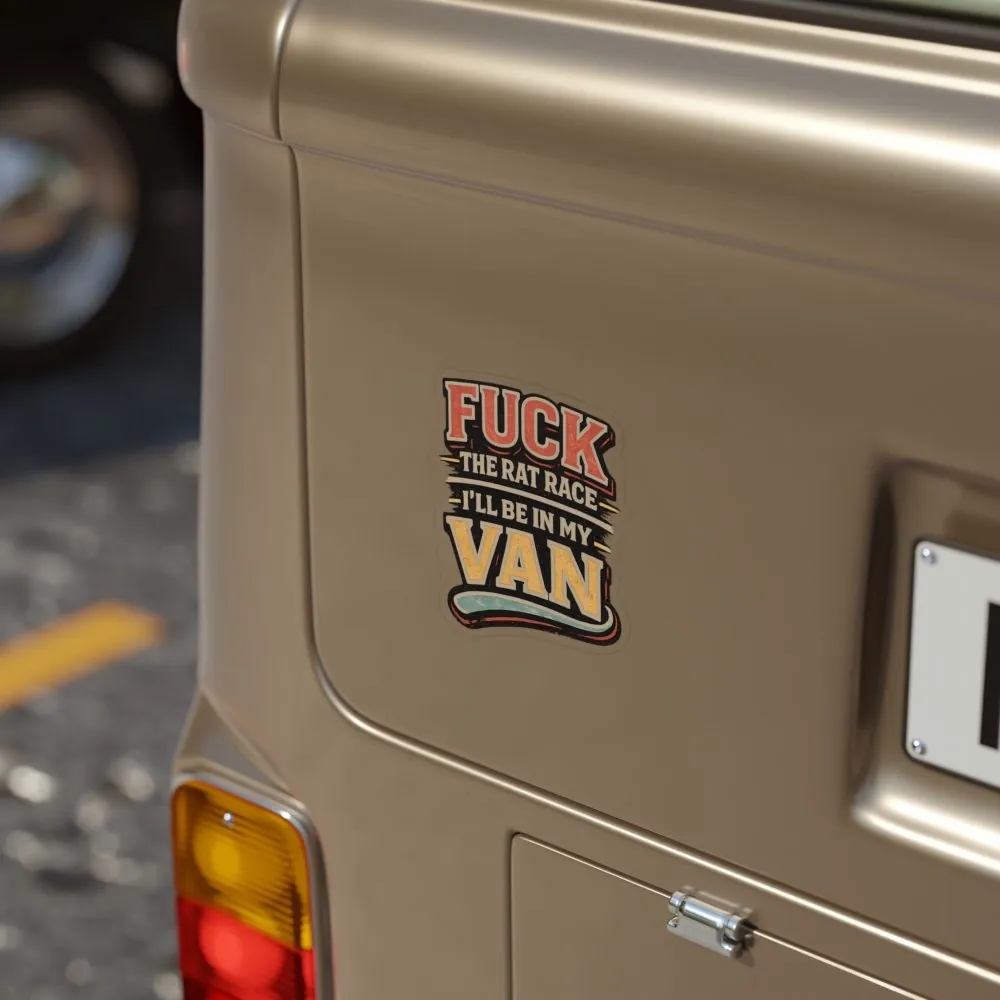 15663094169303085915_2048.jpeg Transparent Outdoor Stickers – "Fuck The Rat Race" Design F**K-Line