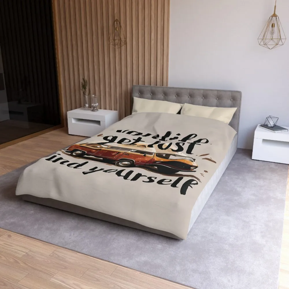 15699066486279848221_2048.jpeg Duvet Cover – “Vanlife Get Lost Find Yourself” Retro Camper Bedding