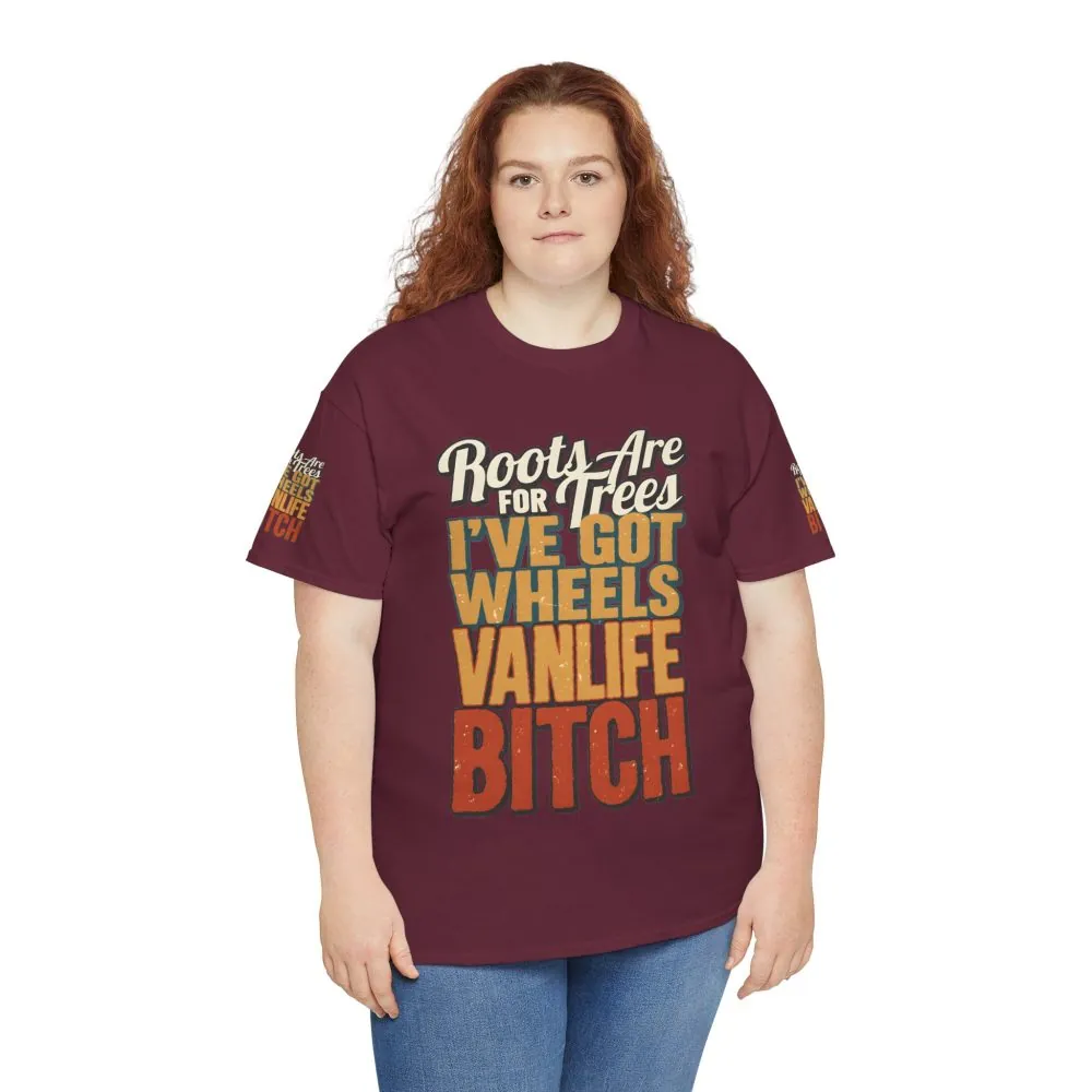 15713910821461811771_2048.jpeg Unisex Heavy Cotton Tee — "Roots Are For Trees" Design F**K-Line