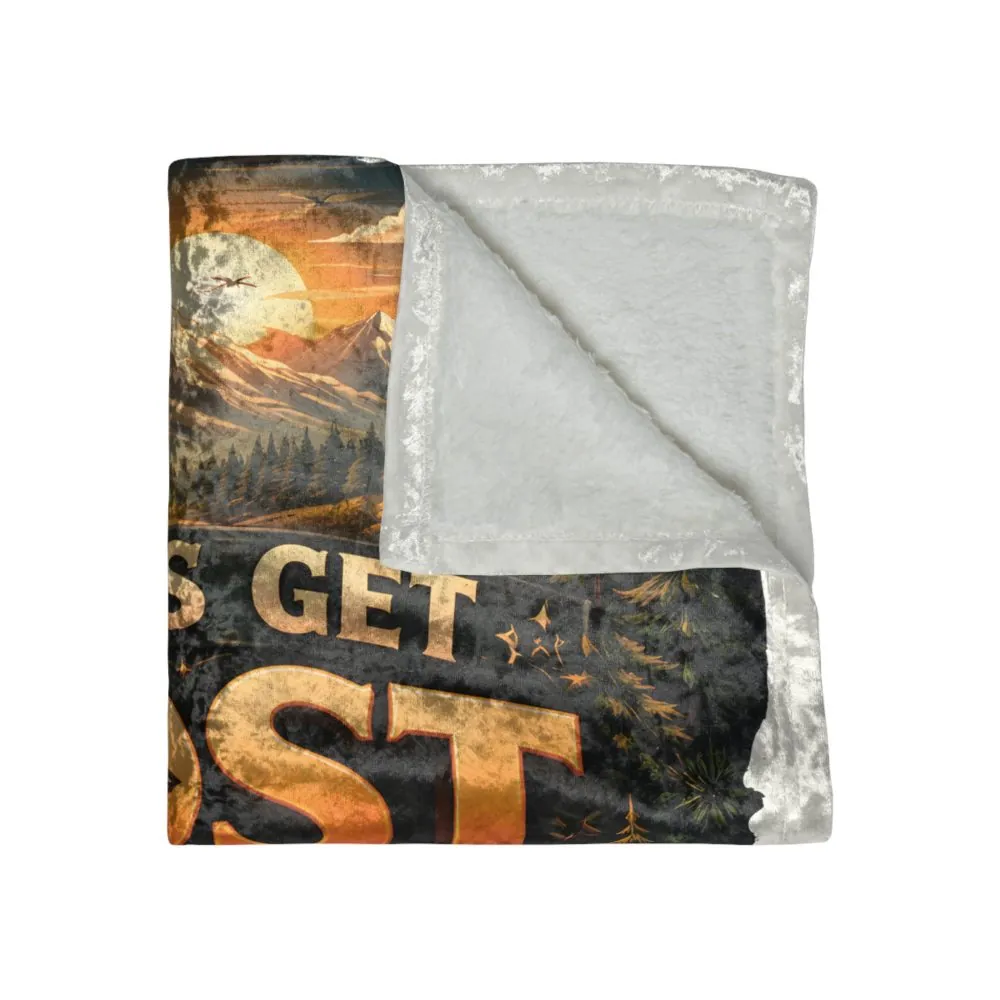 1579436262292026106_2048.jpeg Crushed Velvet Blanket —"Let´s Get Lost And Find Ourselfs" Design Scenic-Line (Campervan)