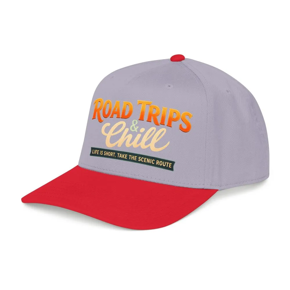 15809989226398204794_2048.jpeg Baseball Cap - "Road Trips And Chill" Design Scenic-Line