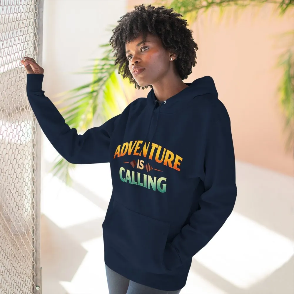 15824112132050875590_2048.jpeg Three-Panel Fleece Hoodie - "Adventure Is Calling" Design Scenic-Line