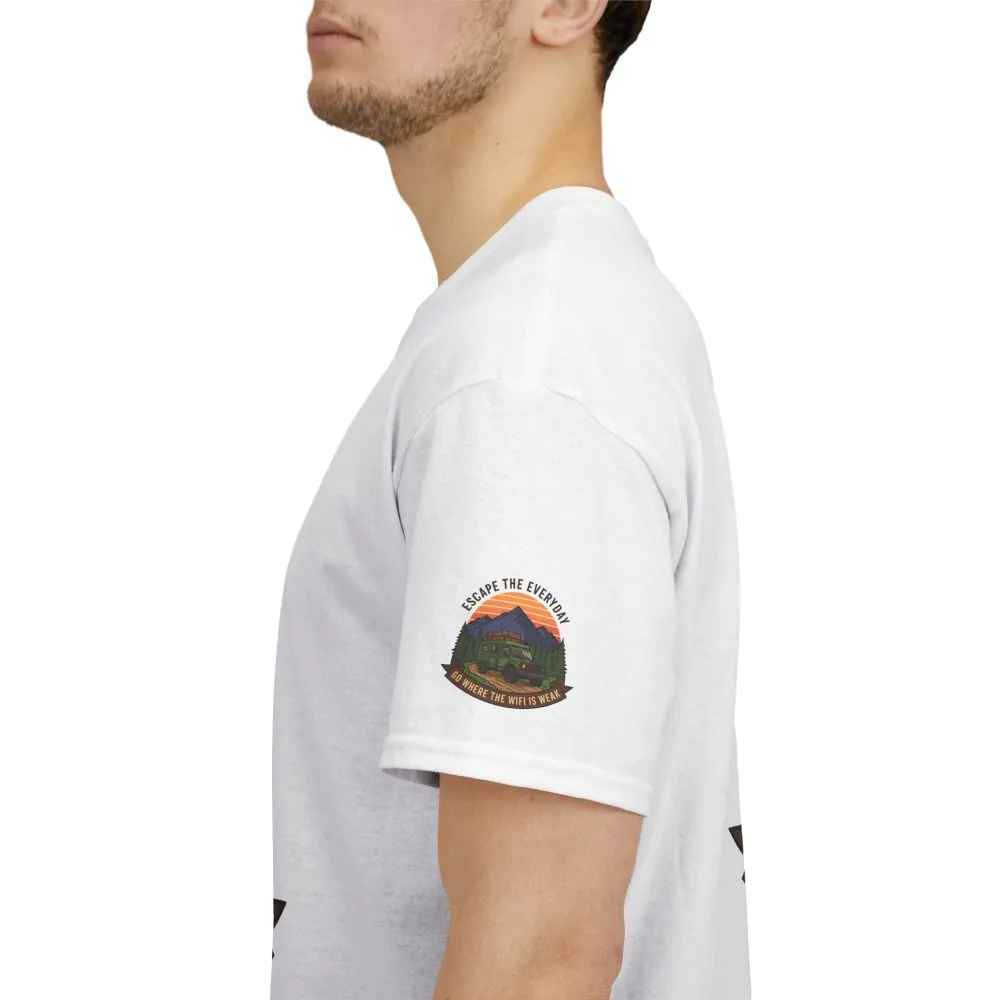 1583987828593023723_2048.jpeg Unisex Heavy Cotton Tee — "Go Where the WiFi Is Weak" Adventure Shirt