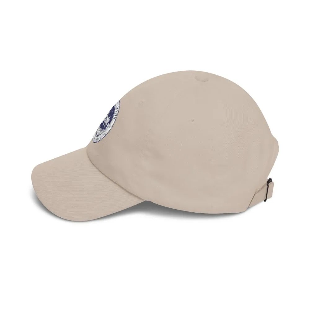 Dad Cap - "Adventure Awaits-Go Where You Feel Most Alive" Vintage National Park Stamp Hat
