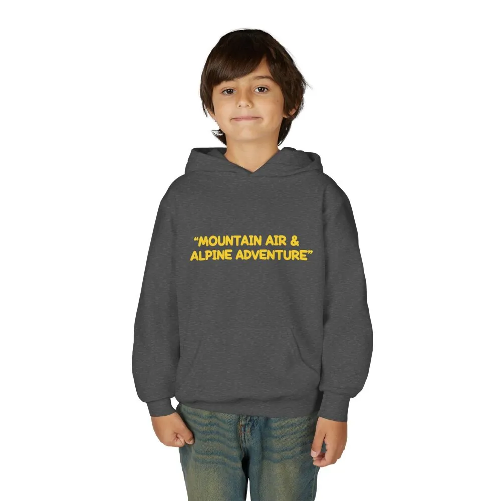 15882912773684621783_2048.jpeg Youth Hoodie(Gildan) – "Mountain Air-Alpine Adventure" (Design Sitcom-Line)