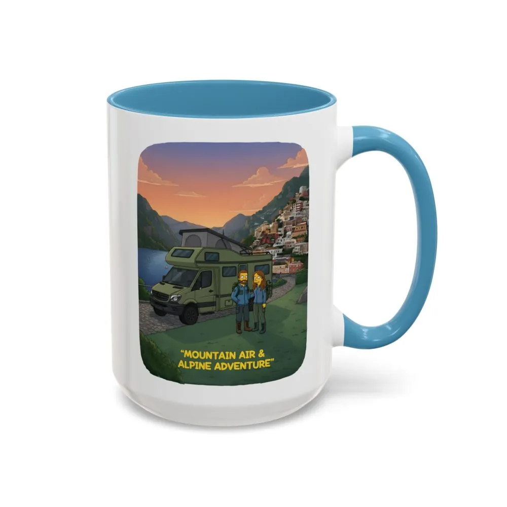 15907448122090379104_2048.jpeg Accent Coffee Mug (11, 15oz) — "Mountain Air And Alpine Adventure"" Design Sitcom-Line