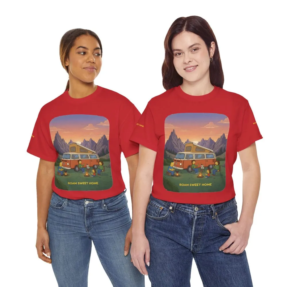 15910770511432797817_2048.jpeg Unisex Heavy Cotton Tee — "Roam Sweet Home" Design Sitcom-Line