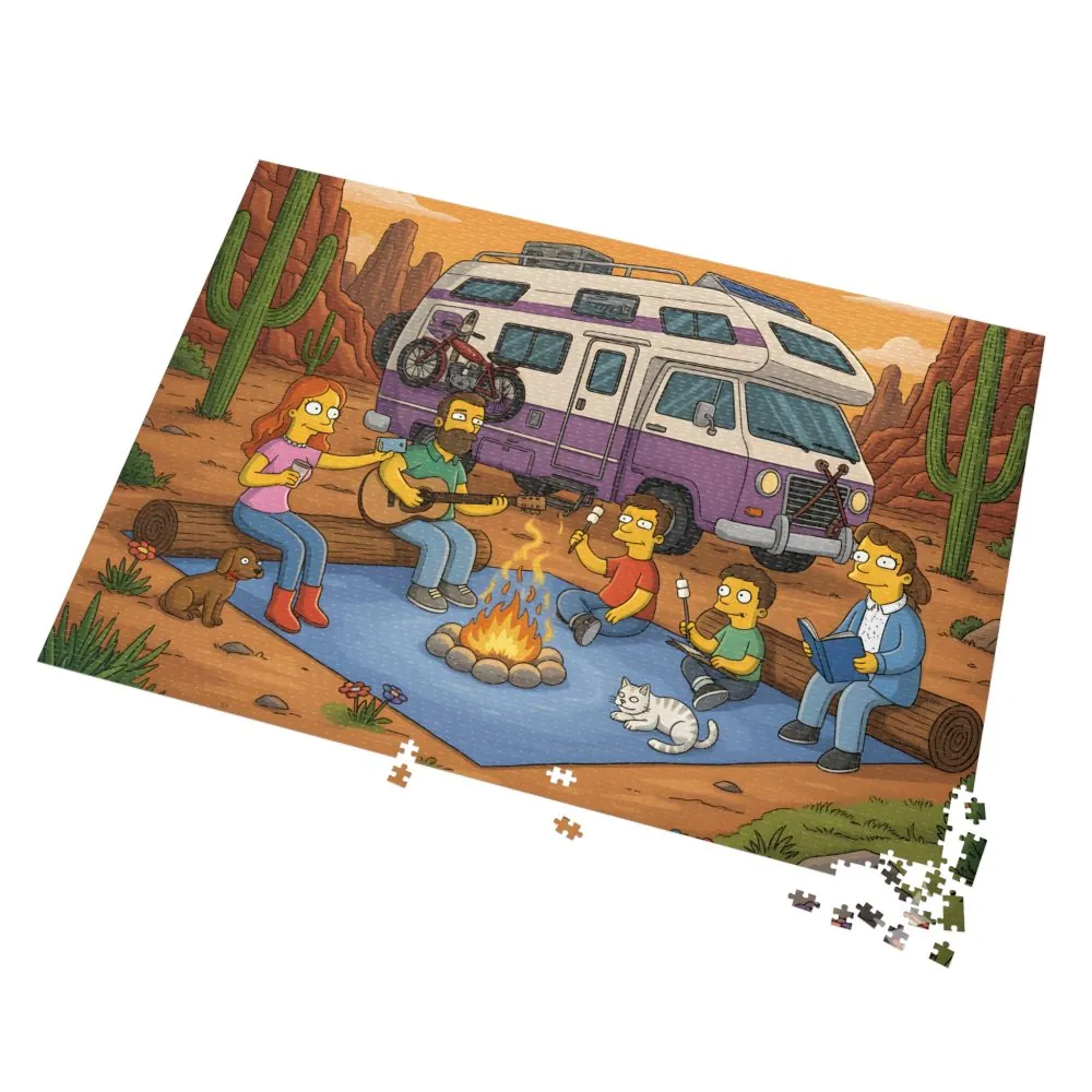 15933535493501224114_2048.jpeg Jigsaw Puzzle with Tin – RV Campfire Design