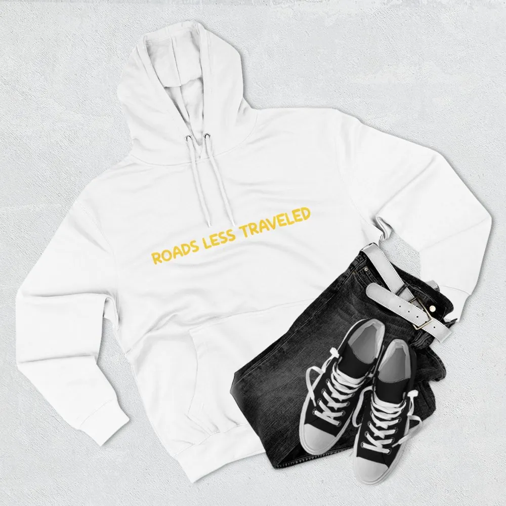 15951765244878303562_2048.jpeg Three-Panel Fleece Hoodie - "Roads Less Traveled" Design Sitcom-Line