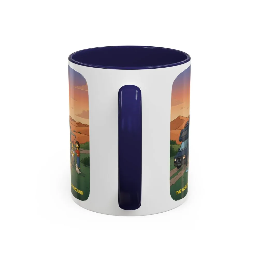 15960152081180908761_2048.jpeg Accent Coffee Mug (11, 15oz) — "The World Is Your playground" Design Sitcom-Line