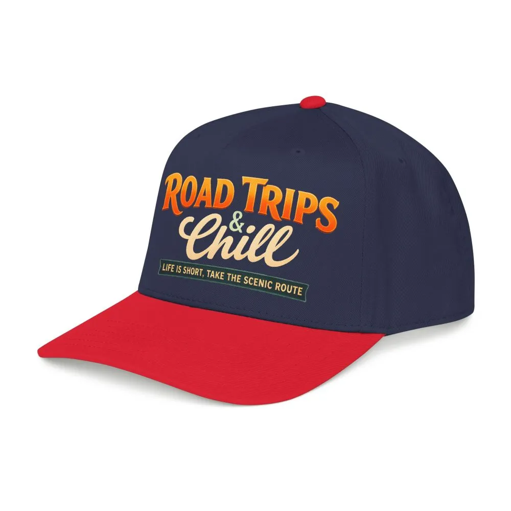 15966610103483398580_2048.jpeg Baseball Cap - "Road Trips And Chill" Design Scenic-Line
