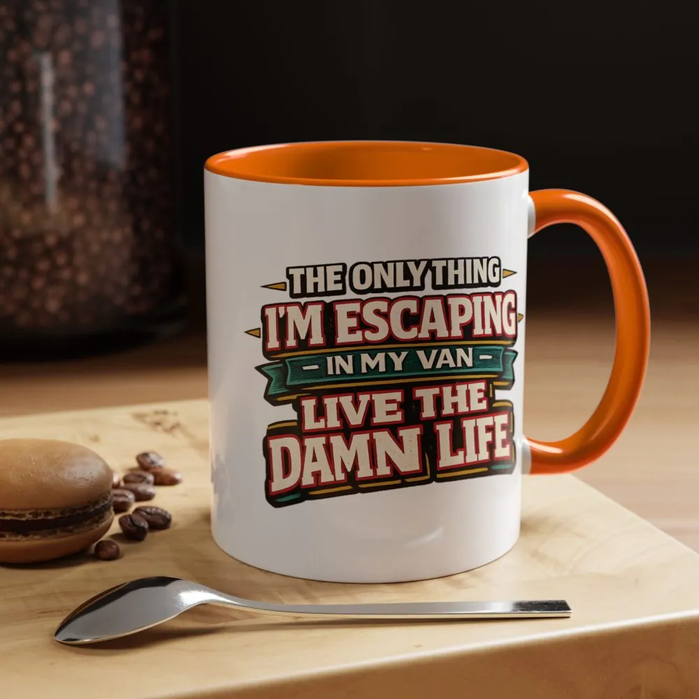 15981725327503674491_2048.jpeg Accent Coffee Mug (11, 15oz) — "The Only Thing I´m Escaping" Design F**K-Line