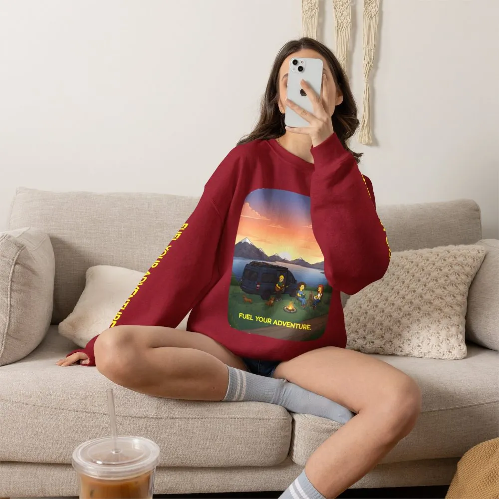 16011102264546353241_2048.jpeg Unisex Heavy Blend™ Crewneck Sweatshirt — "Fuel Your Adventure" Design Sitcom-Line