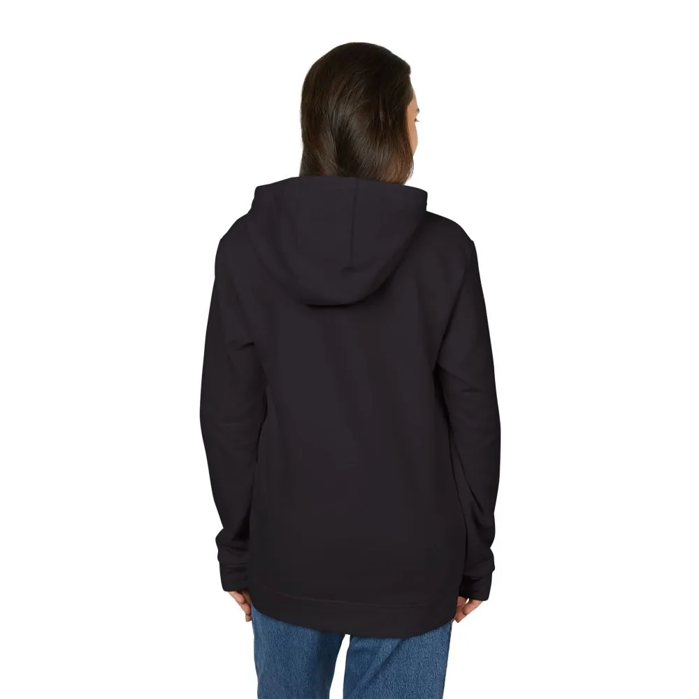 Hoodie(Adidas) — 'Adventure Awaits-Go Where You Feel Most Alive' Outdoor Travel Pullover (Only Front Printed)